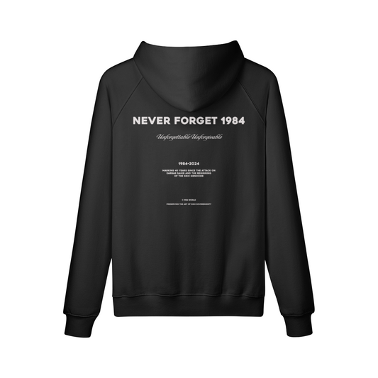 1984 WORLD ESSENTIAL HOODIE BLACK